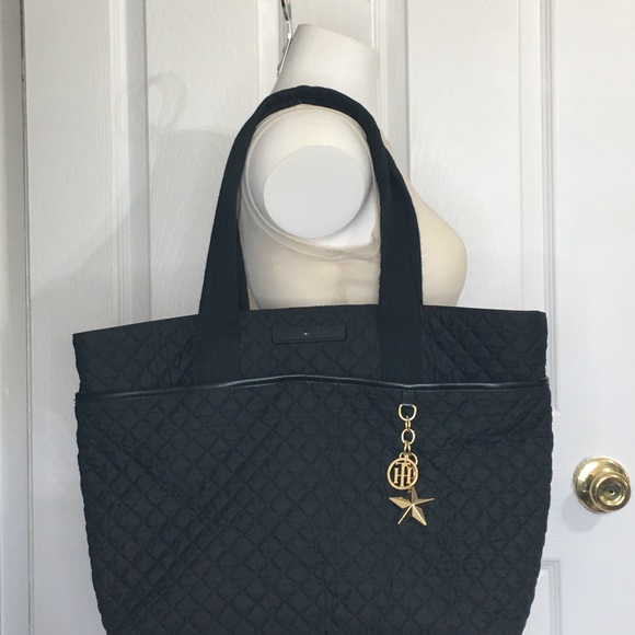 Large TOMMY HILFIGER Quilted Tote - Picture 5 of 5